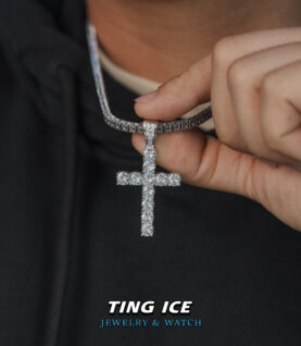 Mặt dây chuyền Cross Bạc S925 Full Cz 5A