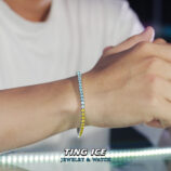 Lắc tay Tennis Blue Yellow Xanh Vàng Tươi Mát Mùa Hè 2025