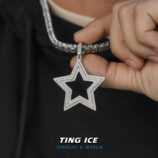Mặt dây chuyền Star Bạc S925 Full Moissanite